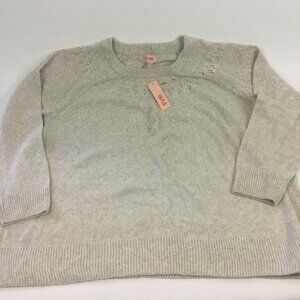 (NWT) EVERI light Gray Sweater